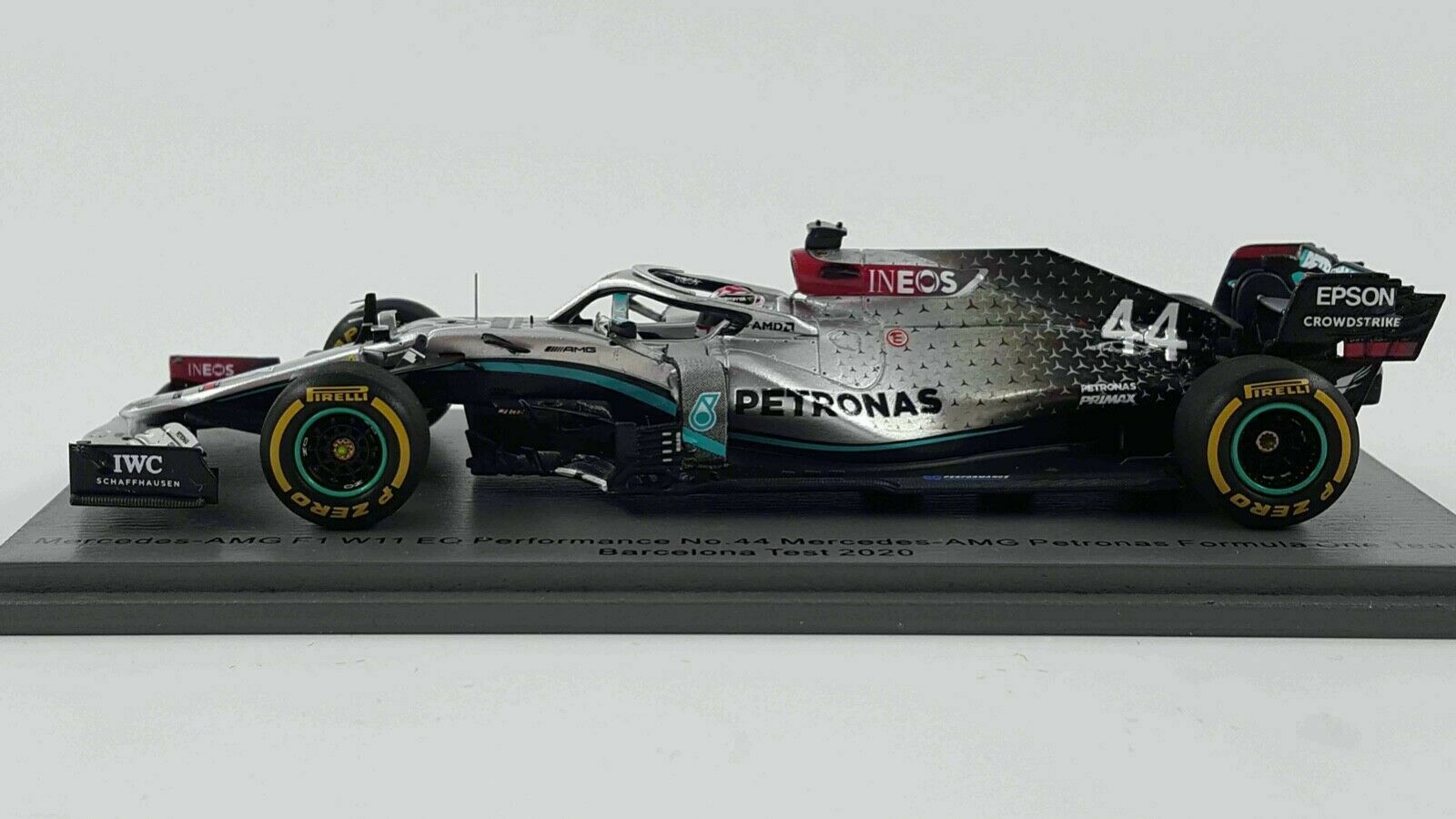 Mercedes W11 Lewis Hamilton World Champion du Monde 2020 Spark 1/43
