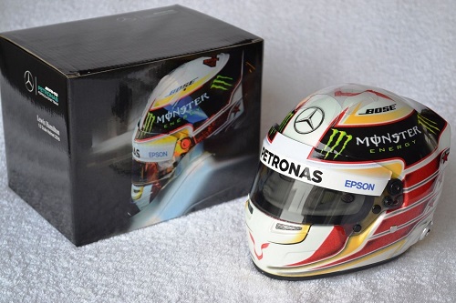 Mercedes Casque Lewis Hamilton 2016 Mini Helmet 1/2
