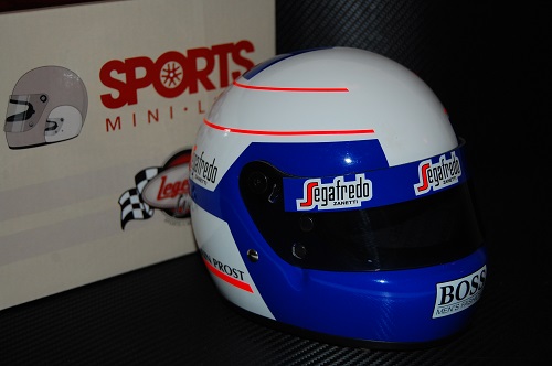 Casque Alain Prost  World Champion 1985 Bell 1/2