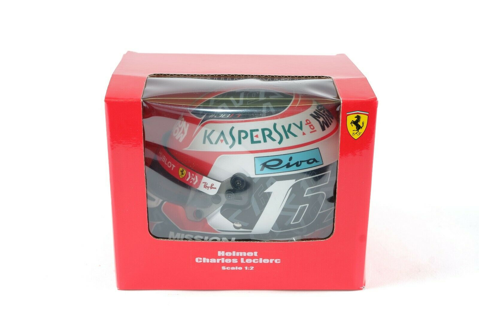 Ferrari SF90 Casque Charles Leclerc 2019 MW Mini Helmet 1/2