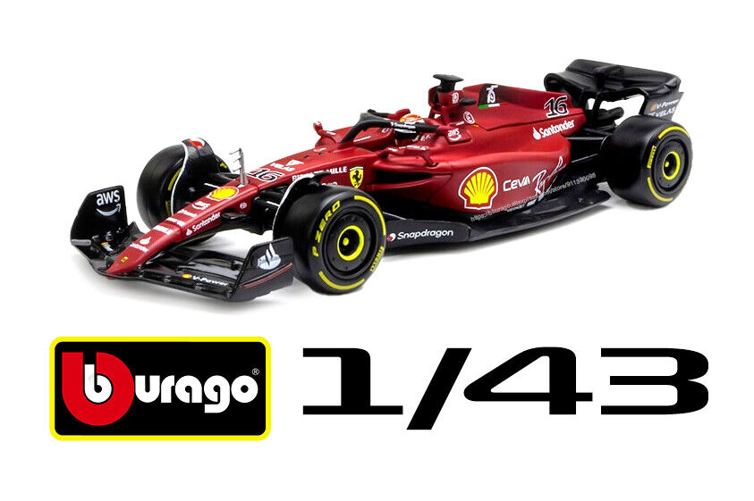 Ferrari F1-75 Charles Leclerc 2022 Burago 1/43