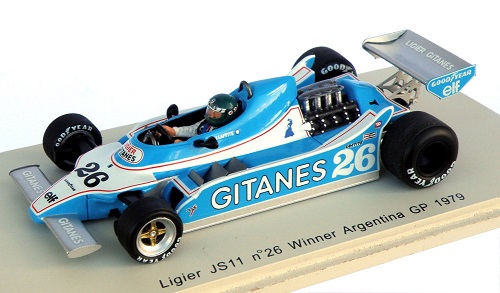 LIGIER JS11 n°26 1er GP F1 Argentine 1979 Jacques Laffite Spark 1/43