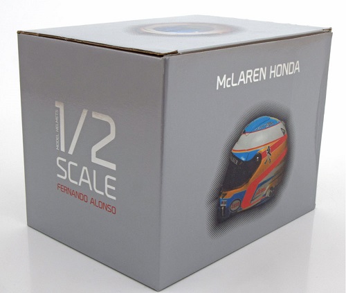McLaren Honda Casque Fernando Alonso 2015 Mini Helmet 1/2