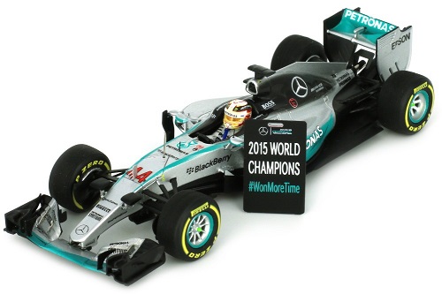 Mercedes W06 Lewis Hamilton World Champion GP USA 2015 Spark 1/43