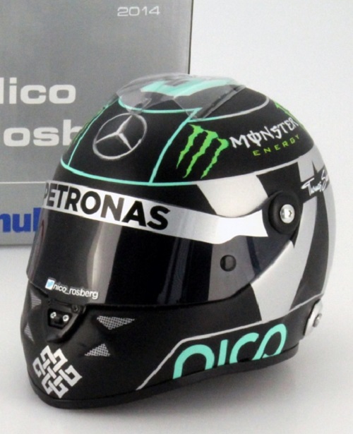 Mercedes Casque Nico Rosberg 2014 Schubert Mini Helmet 1/2
