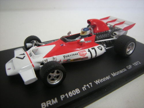 BRM P160B Winner Monaco GP 1972 - Jean Pierre Beltoise Spark 1/43