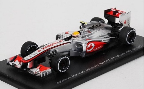 McLaren Mercedes MP4-27  Lewis Hamilton Vainqueur GP Italie 2012 Spark 1/43