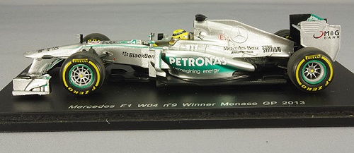 Mercedes W04 Nico Rosberg victoire GP Monaco 2013 Spark 1/43