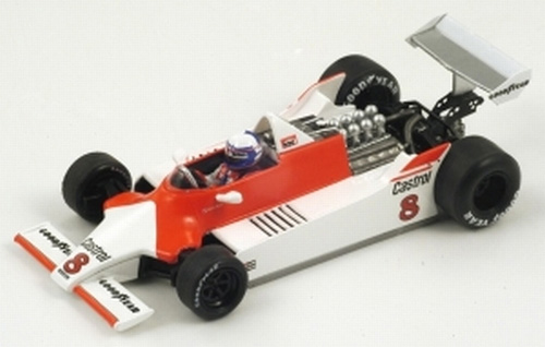 MC LAREN M29 n°8 6ème GP Argentine 1980 Alain Prost Spark 1/43