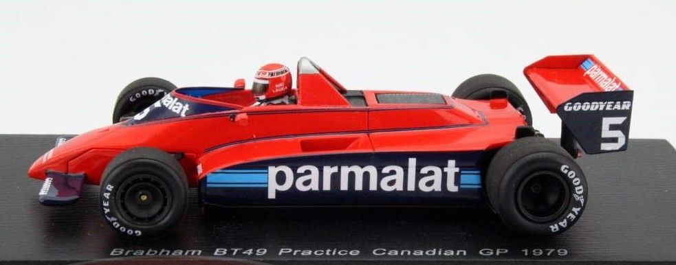 BRABHAM BT49 Niki LAUDA 1979 N.5 PRACTICE CANADIAN GP  Spark 1/43