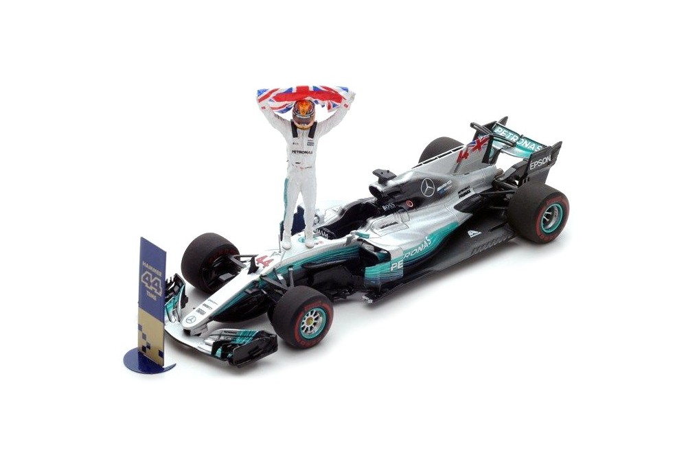 Mercedes W08 Lewis Hamilton World Champion du Monde Mexico 2017 Spark 1/43