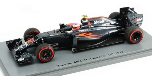 McLaren Honda MP4-31 Jenson Button 2016 Spark 1/43