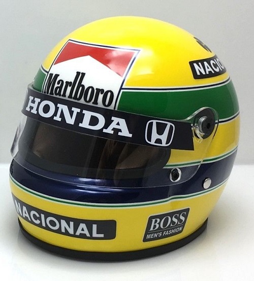 McLaren Honda Casque Ayrton Senna 1988 1/2