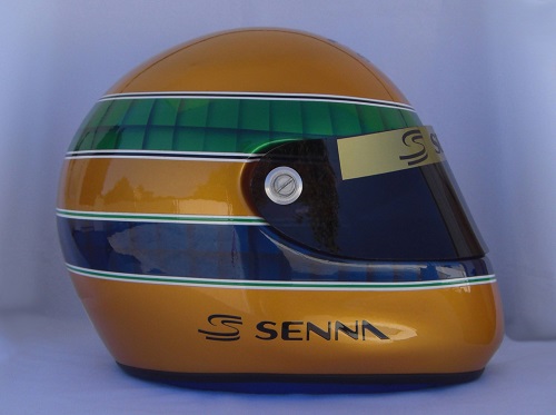 Réplique Casque Ayrton Senna Spécial 50e anniversaire