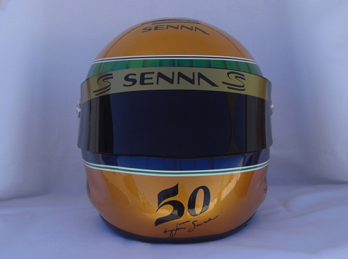 Réplique Casque Ayrton Senna Spécial 50e anniversaire