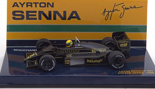 Lotus Renault 98T Ayrton Senna 1986 Minichamps 1/43