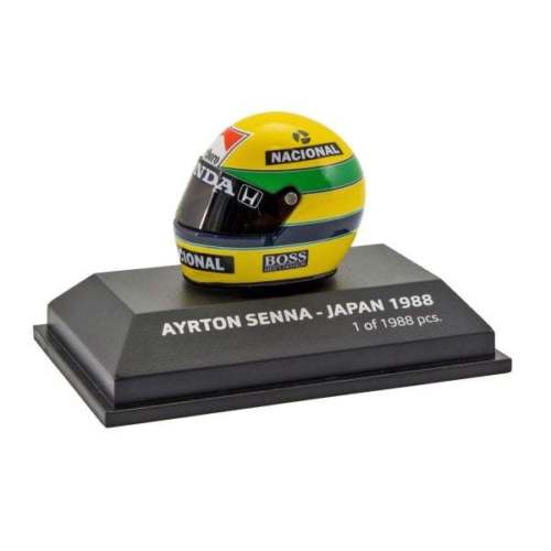 Casque Ayrton Senna 1988 Minichamps 1/8