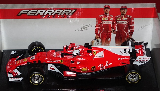 Ferrari SF70H Sebastian Vettel 2017 Bburago 1/18