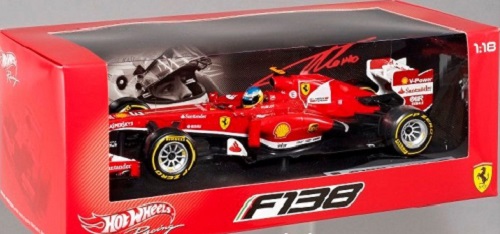 Ferrari F138 Fernando Alonso 2013  Hotwheels 1/18