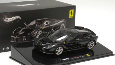 FERRARI - LaFerrari - noire - Hotwheels Elite 1/43