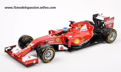 Ferrari F14T Fernando Alonso 2014  Hotwheels 1/18