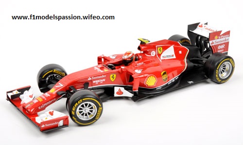 Ferrari F14T Kimi Raikkonen 2014  Hotwheels 1/18
