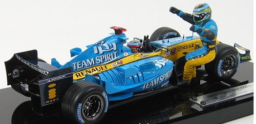 Renault R25  Fernando Alonso / Giancarlo Fisichella 2005 Edition Spéciale GP Chine World Champion Hotwheels 1/18